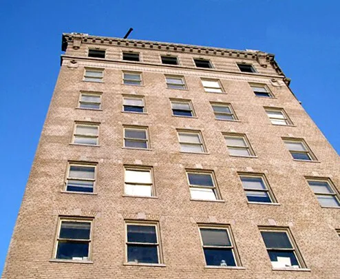 View from the west