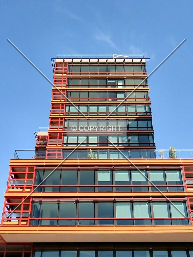 Looking up the south side