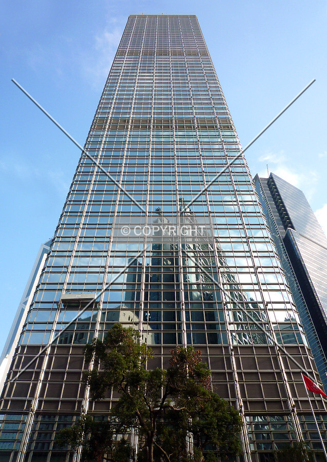 Looking up from Queen's Road Central