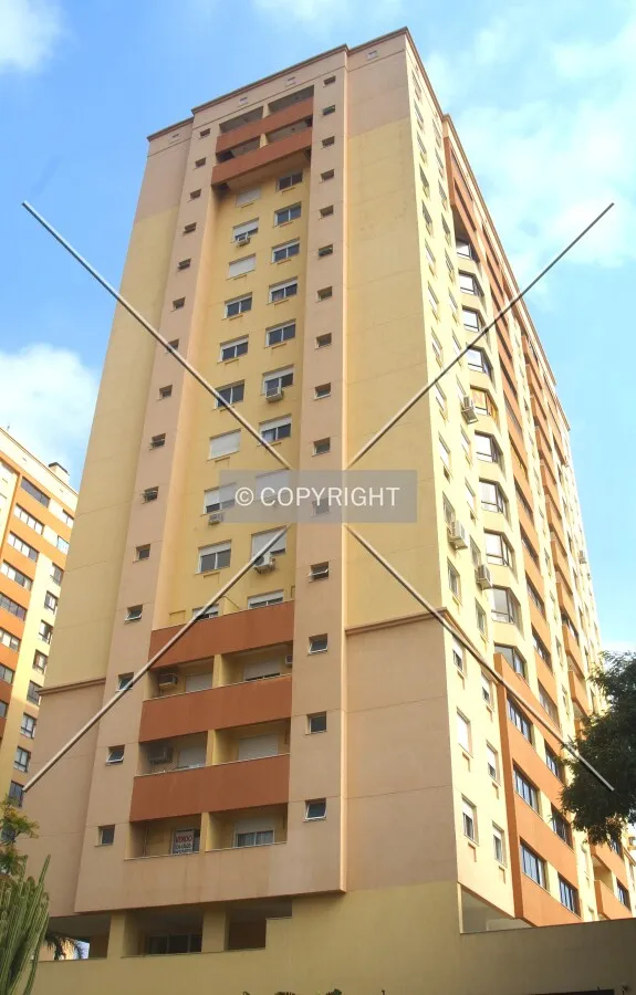 Front view from across Dom Claúdio Ponde de Leão Avenue