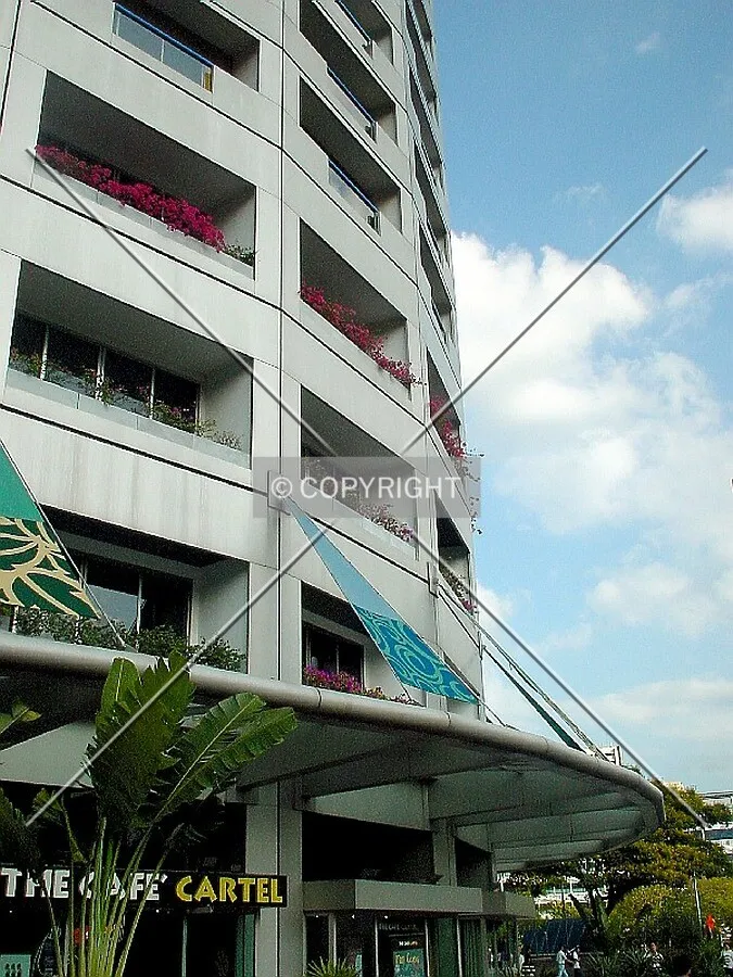 View of lower floors