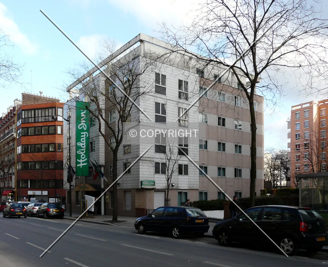 West view from Rue de Tolbiac
