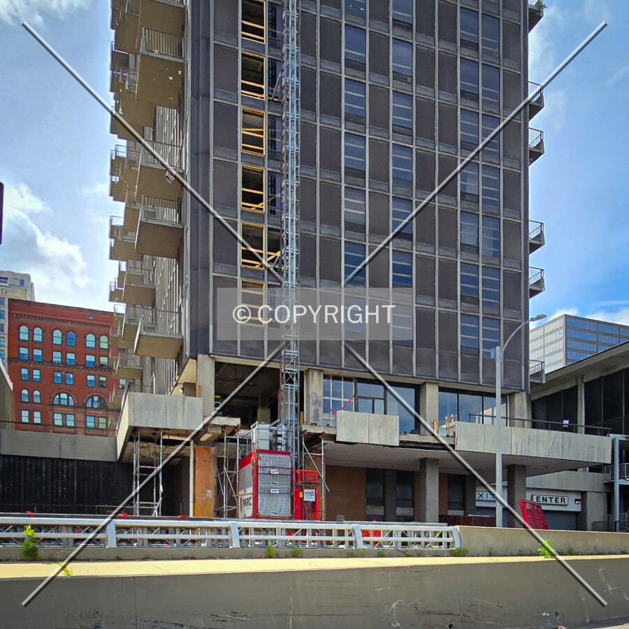East view while under renovation, Wednesday, April 29, 2026