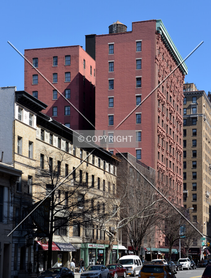 View from the northwest at Broadway and 79th Street