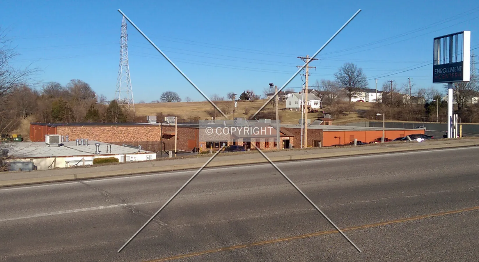 View from the southwest; March 7, 2015