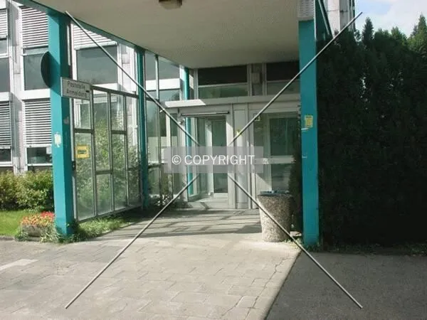 The entrance
