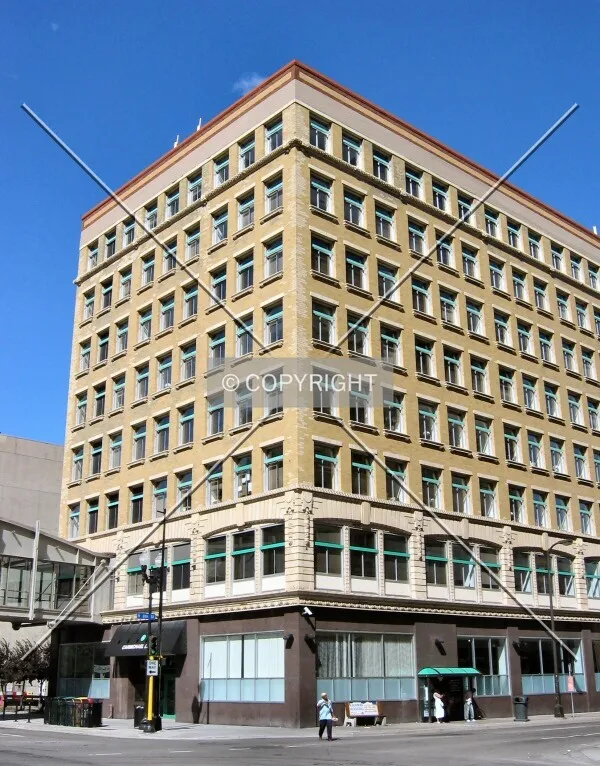 Northwest corner from Hennepin Avenue