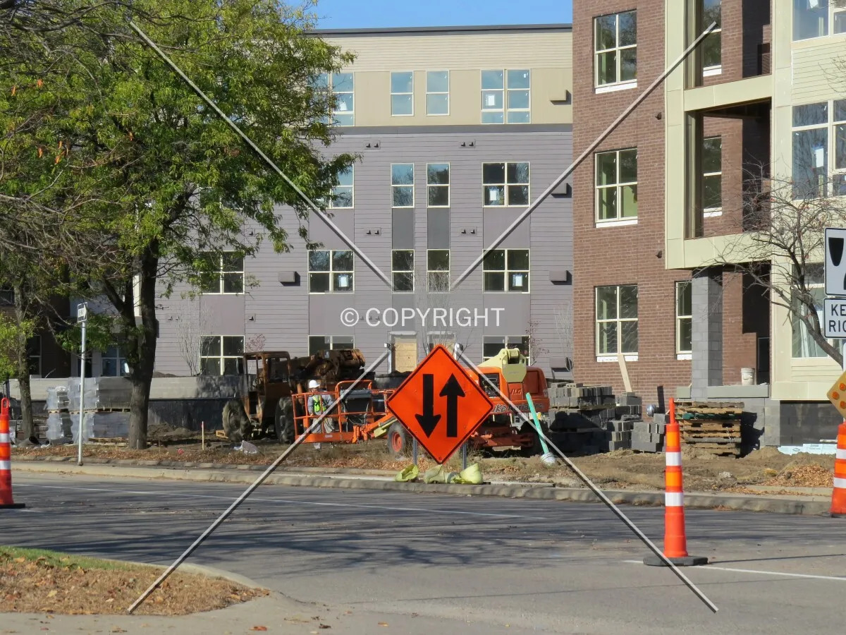 View to the north across Lyndale Avenue South