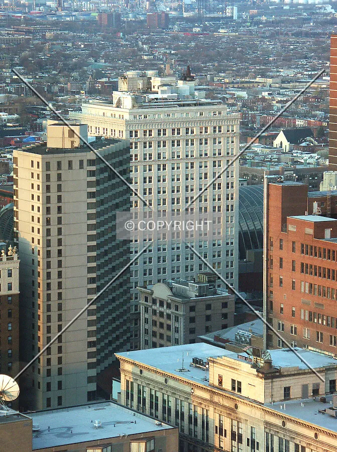 View from the northeast