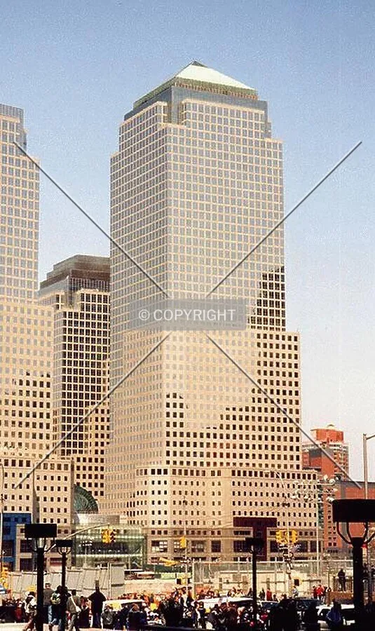 Looking northwest across the World Trade Center site