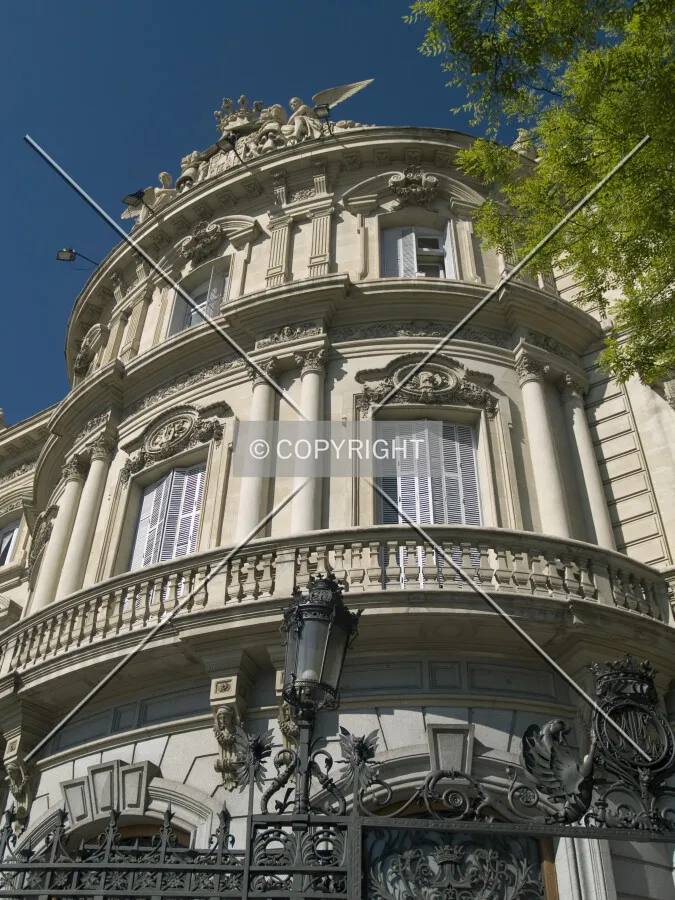 Looking up from the southern side