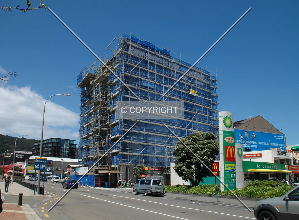 Looking southeast on Cable Street
