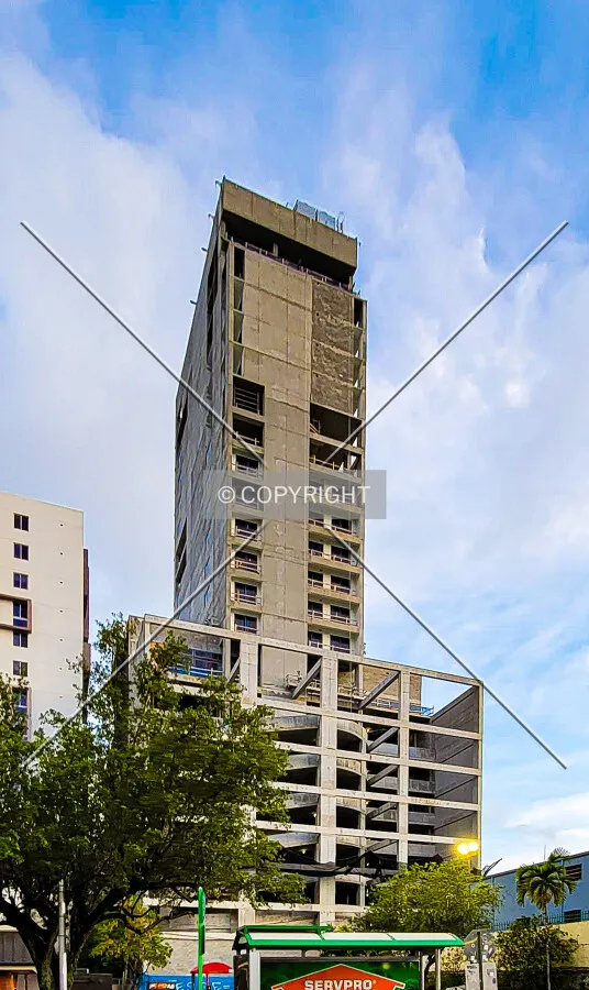 From the northeast during construction; June 2, 2021