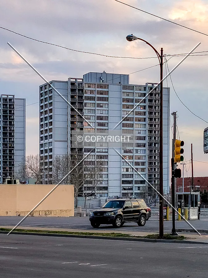 From the northeast; April 2, 2021