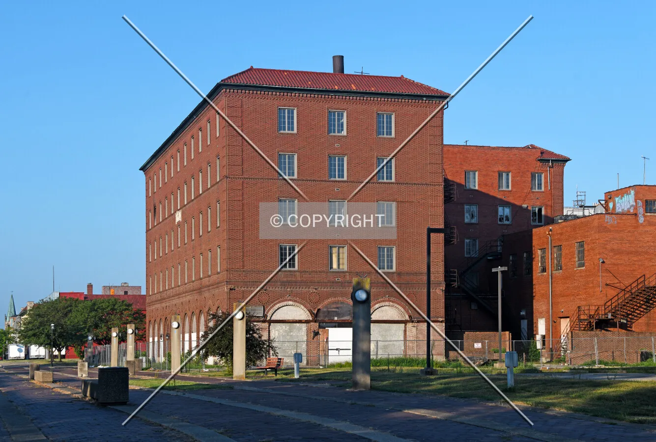 View from the northeast
