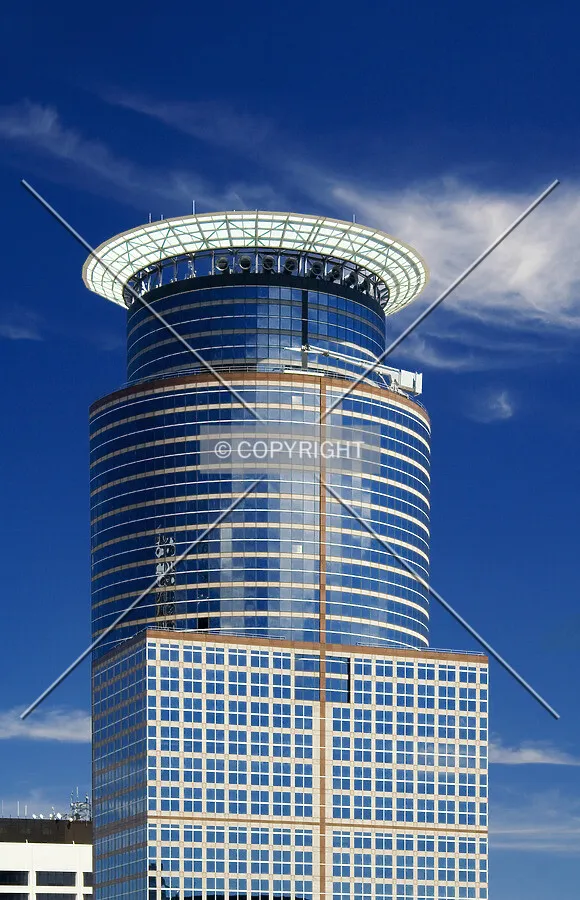 The top as seen form Foshay Tower
