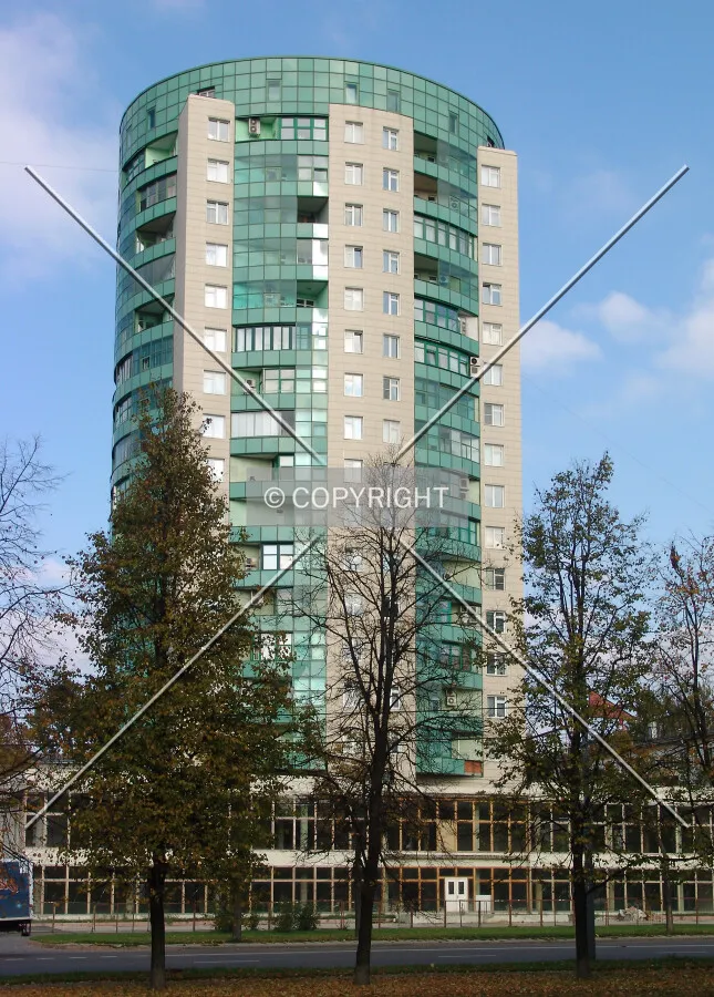 View to the north from across Prospekt Marshala Zhukova