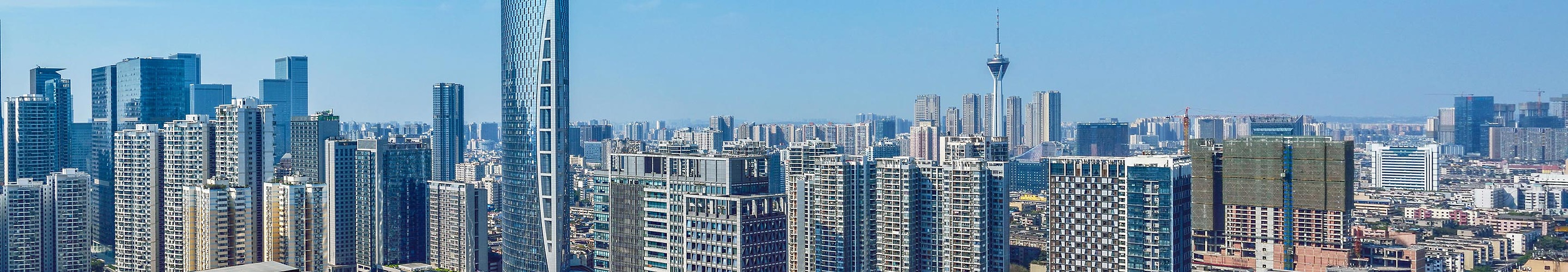 Panorama of Chengdu