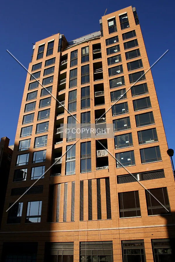 Looking up the south side
