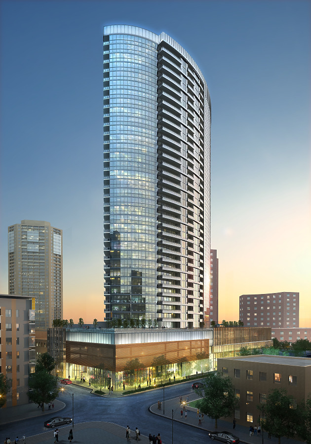 Rendered view from the southwest