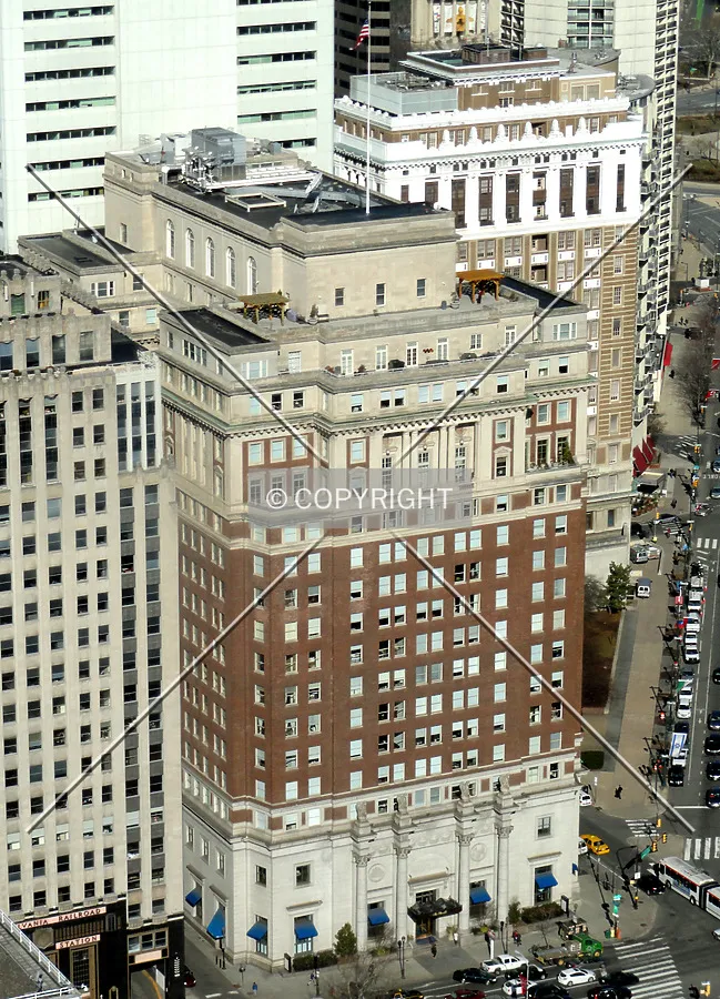 From City Hall to the southeast