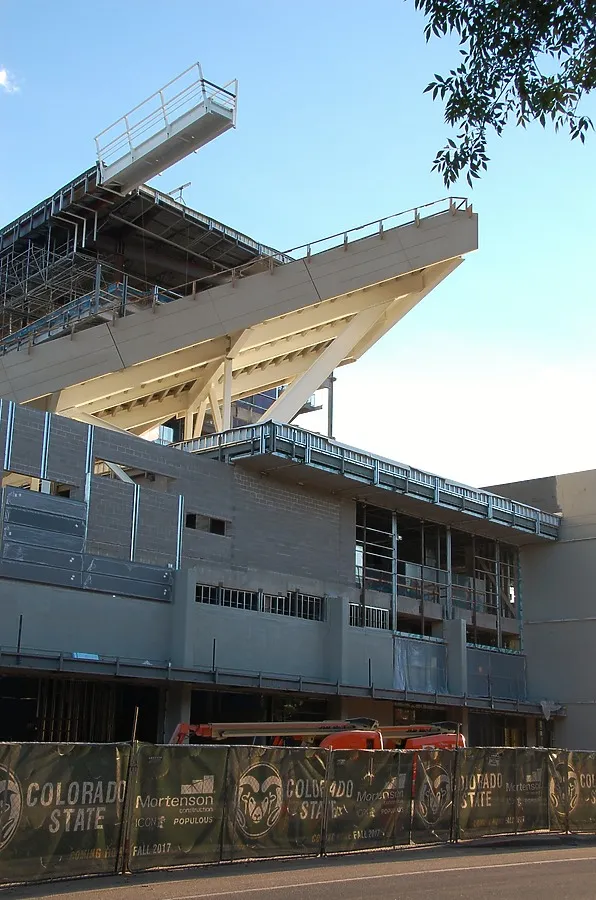 View from the northeast