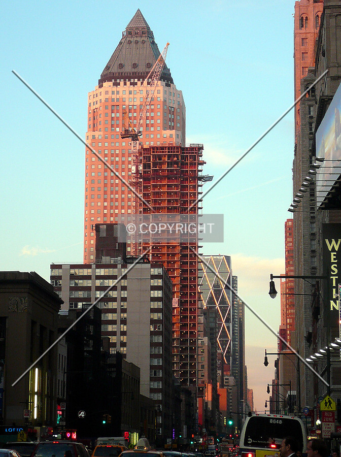 View from south along Eighth Avenue