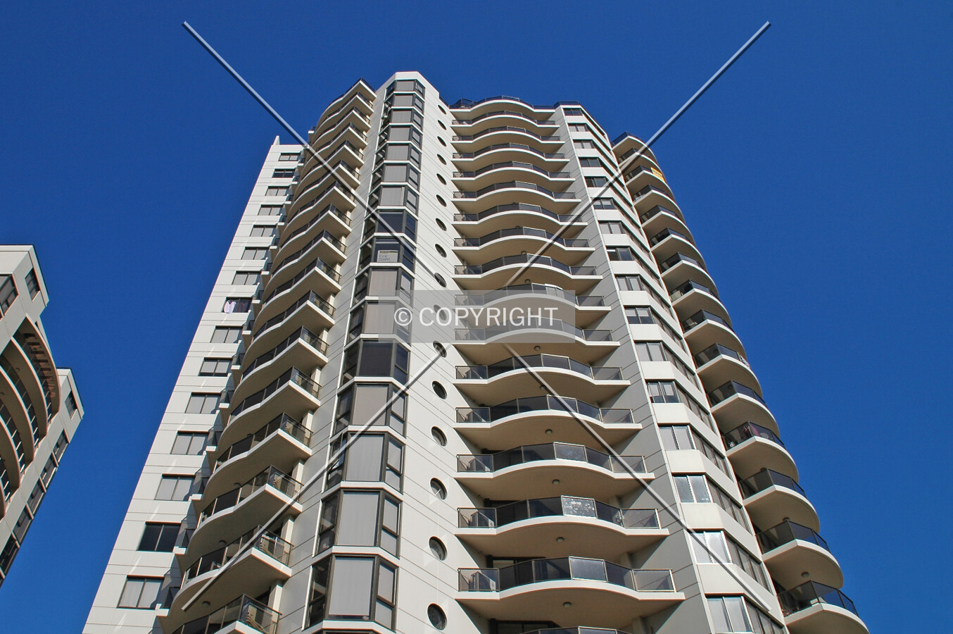 Looking up from Charles Street