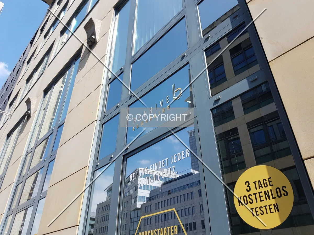 Beehive coworking space in Frankfurt