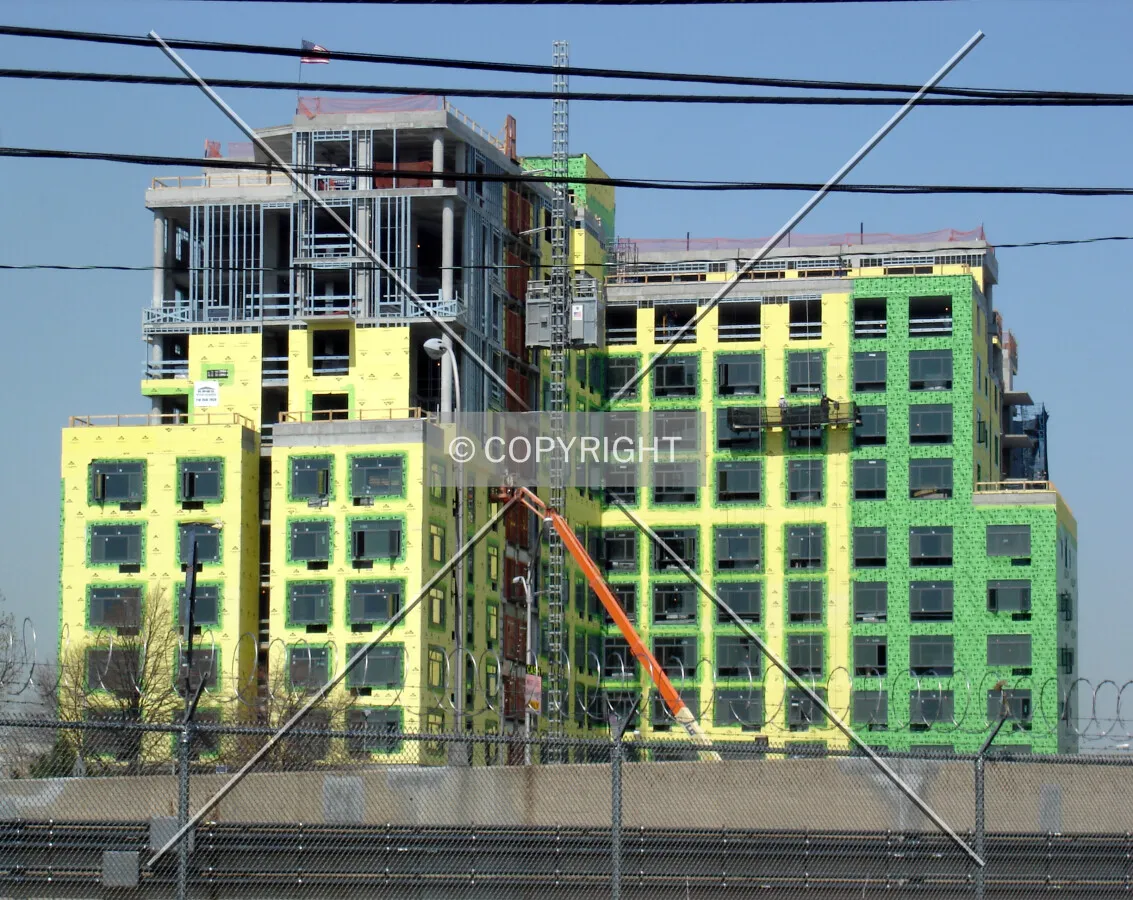 Upper floors from the south