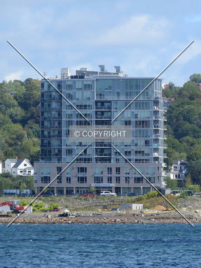 Distant view across Halifax harbour
