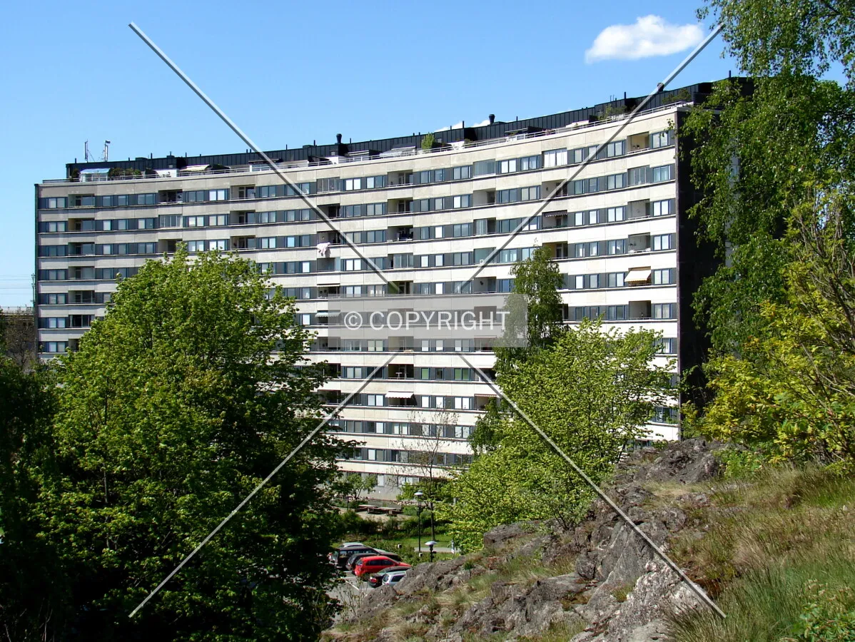View from the east