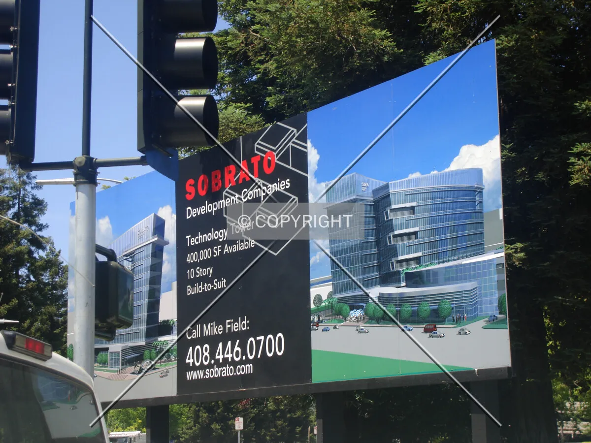 Sign showing the rendering