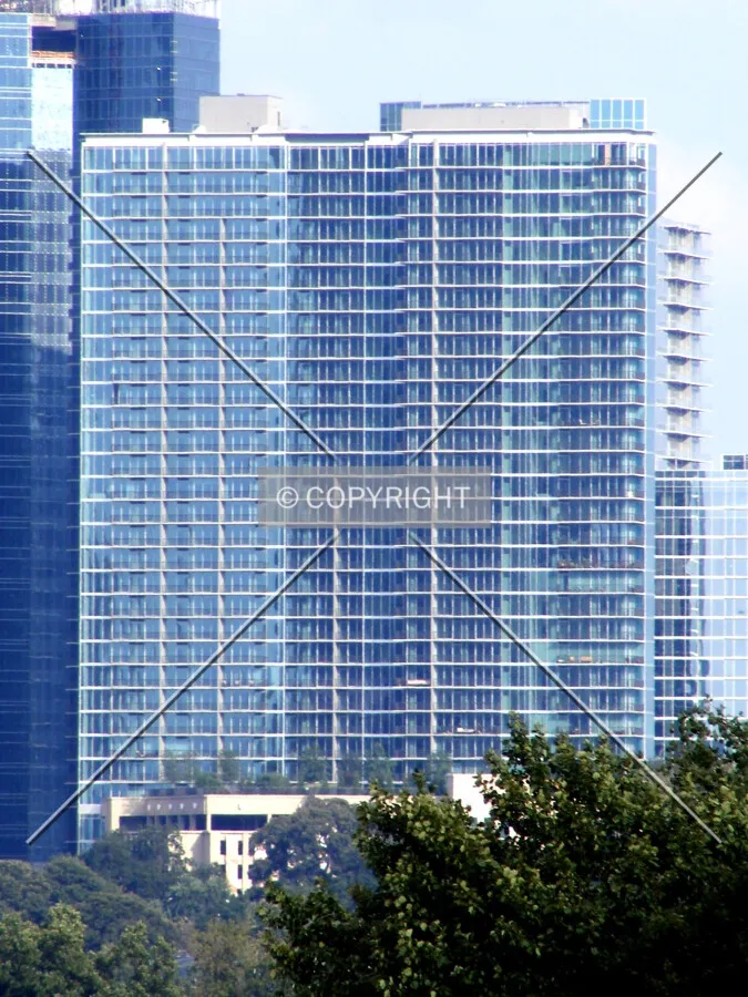 Distant view looking southeast
