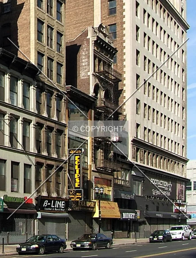 View from the east along Market Street