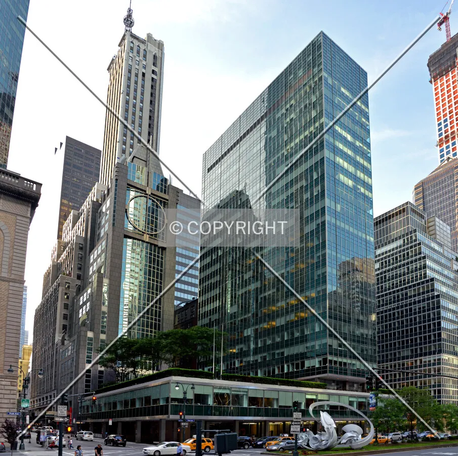 View from the southeast at Park Avenue and 53rd Street