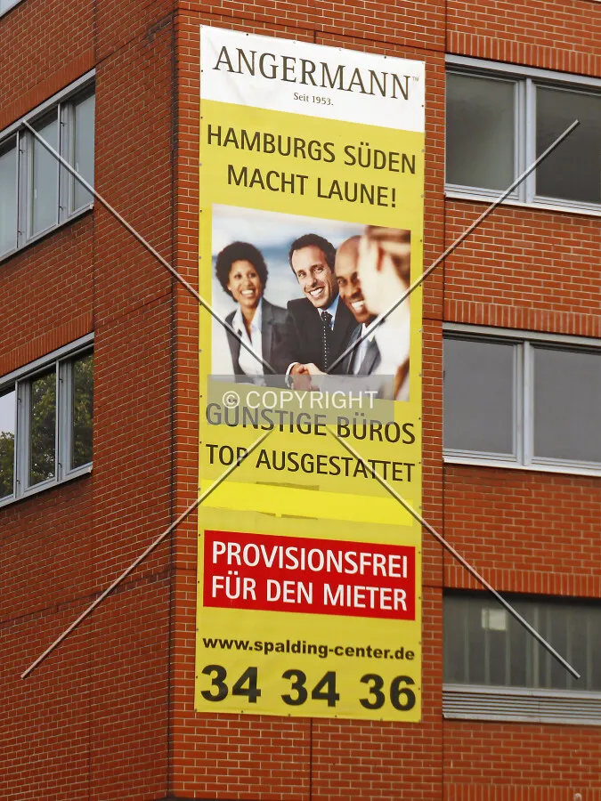 Office rental sign