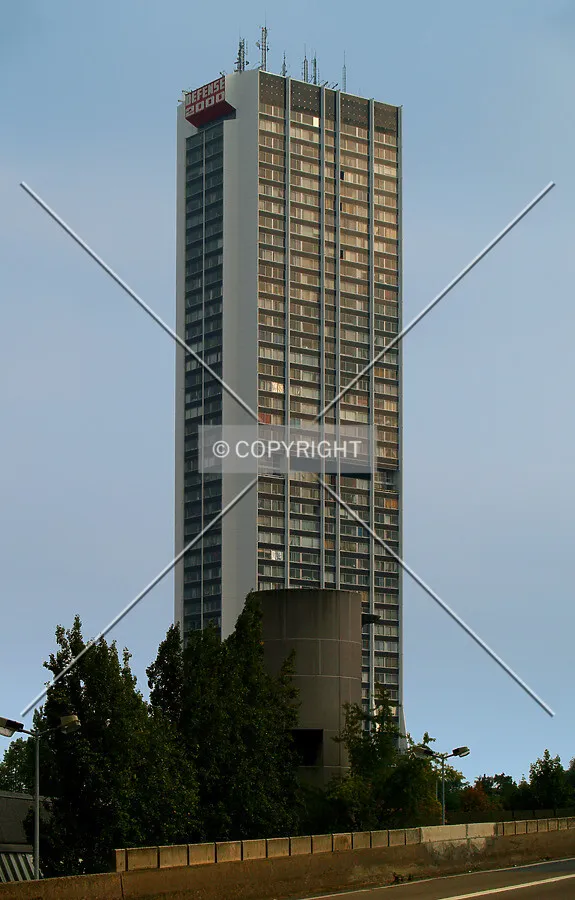 As seen from the western side
