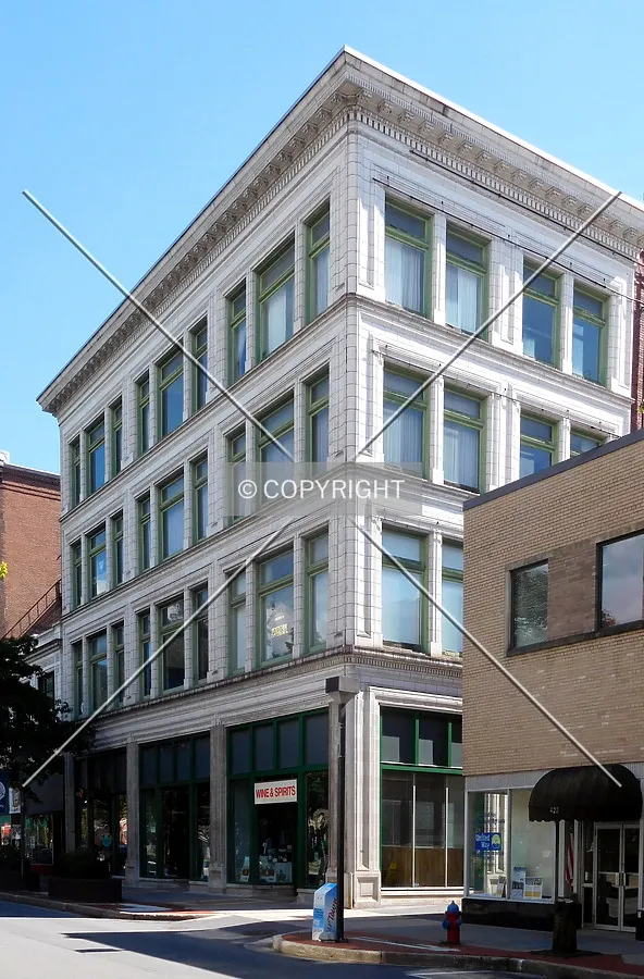 From across Main Street to the northwest