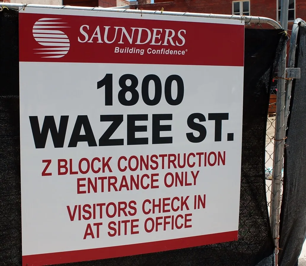 construction signage
