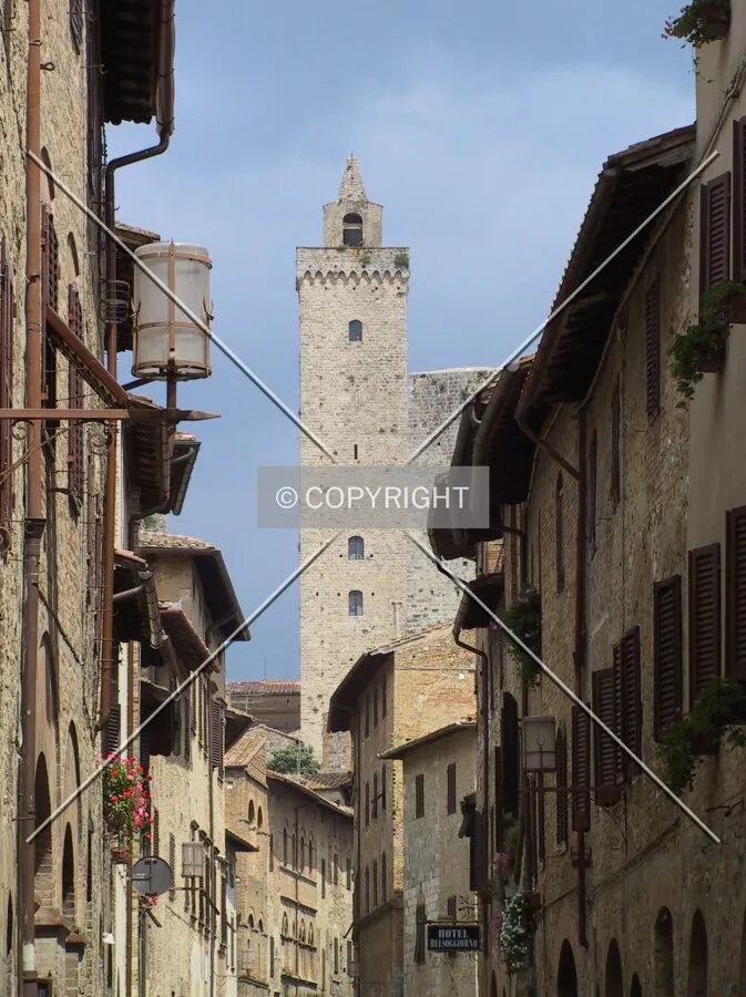 View along Via San Giovanni