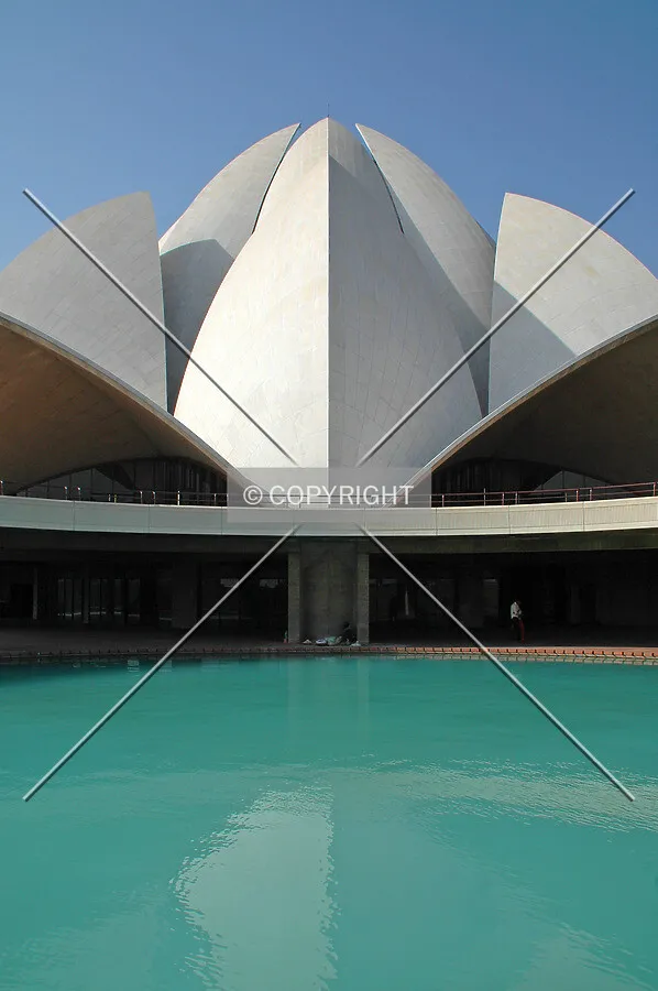 As seen from reflective pool