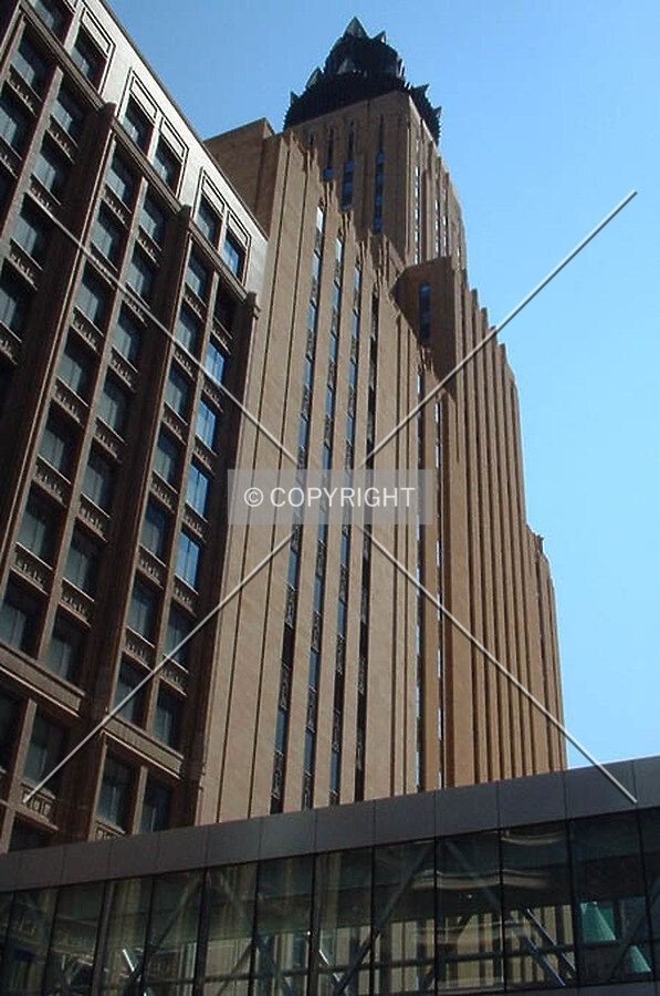View to the East from 2nd Avenue South, McKnight Building in foreground