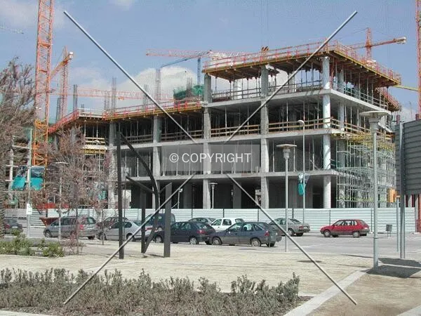 View of the building from Parc Diagonal Mar