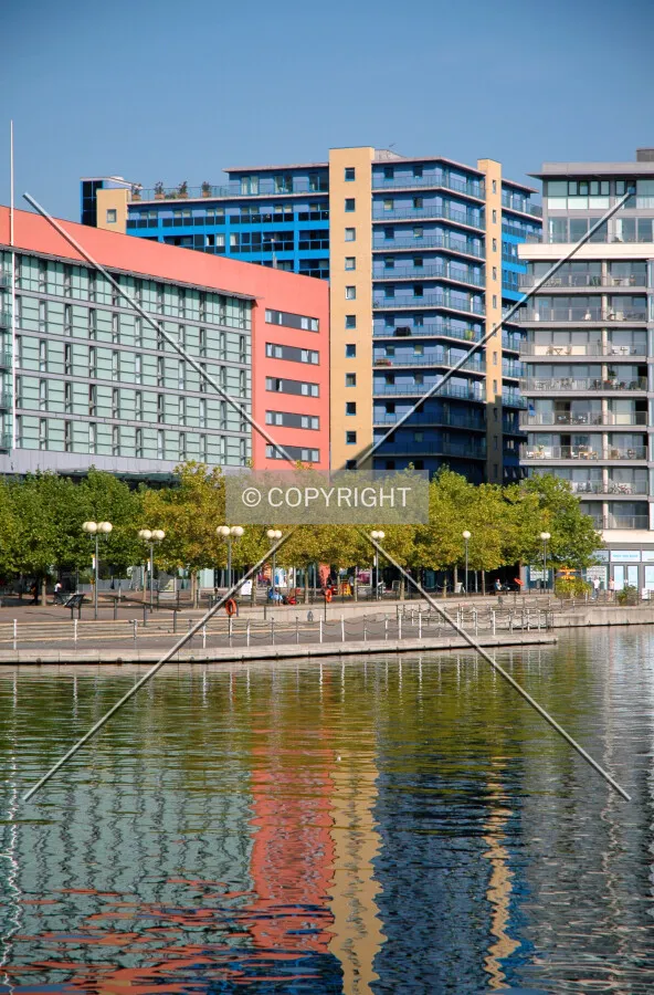 View across Royal Victoria Dock