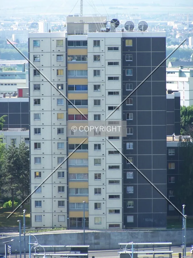 Vue intégrale de l'immeuble