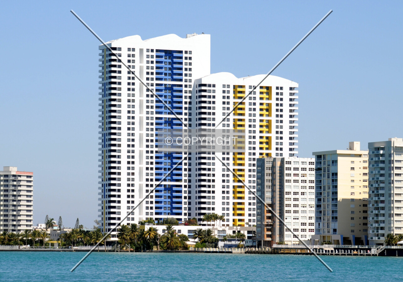 View from the southwest along Biscayne Bay