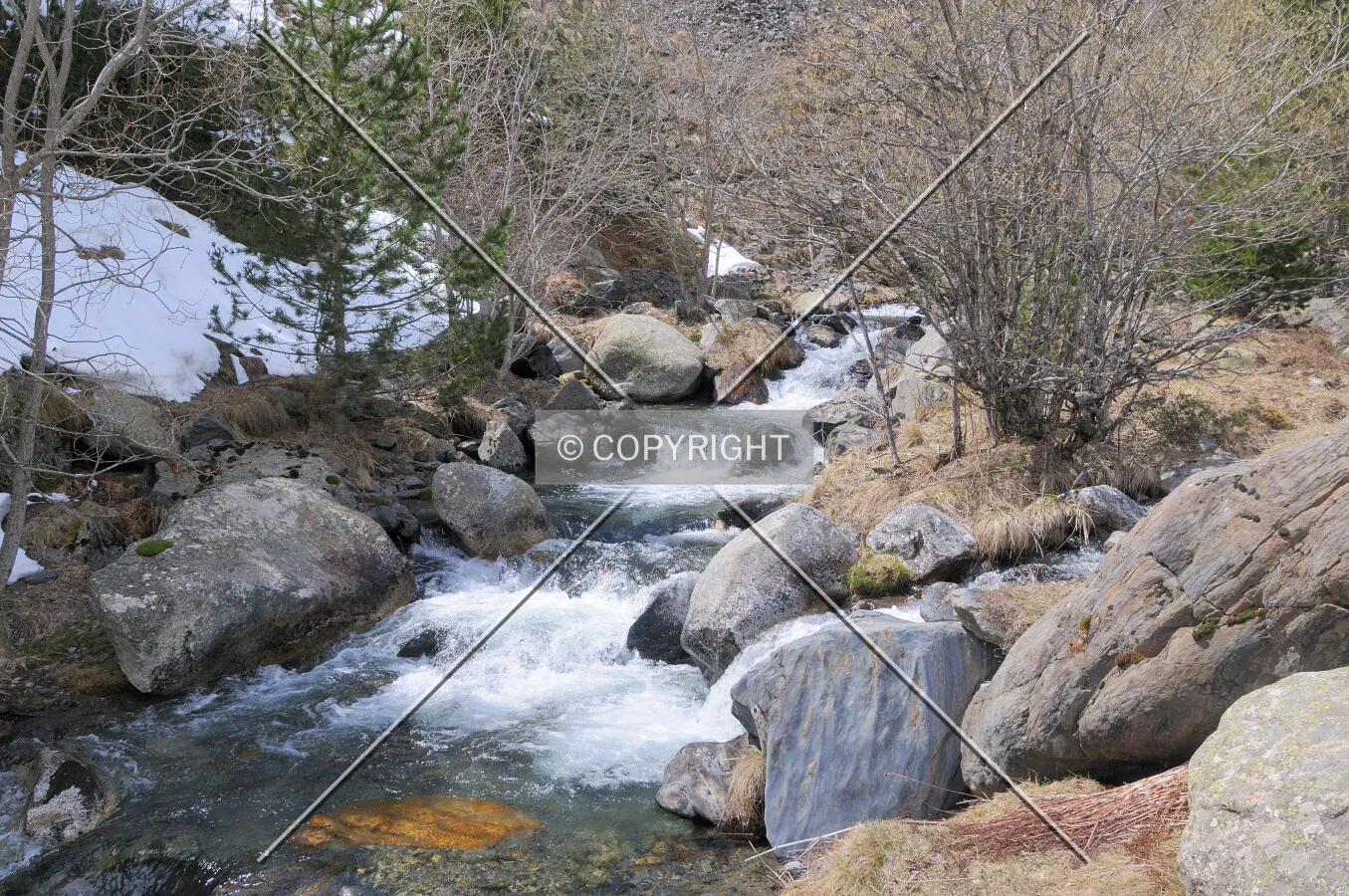 River in the Pyrenees