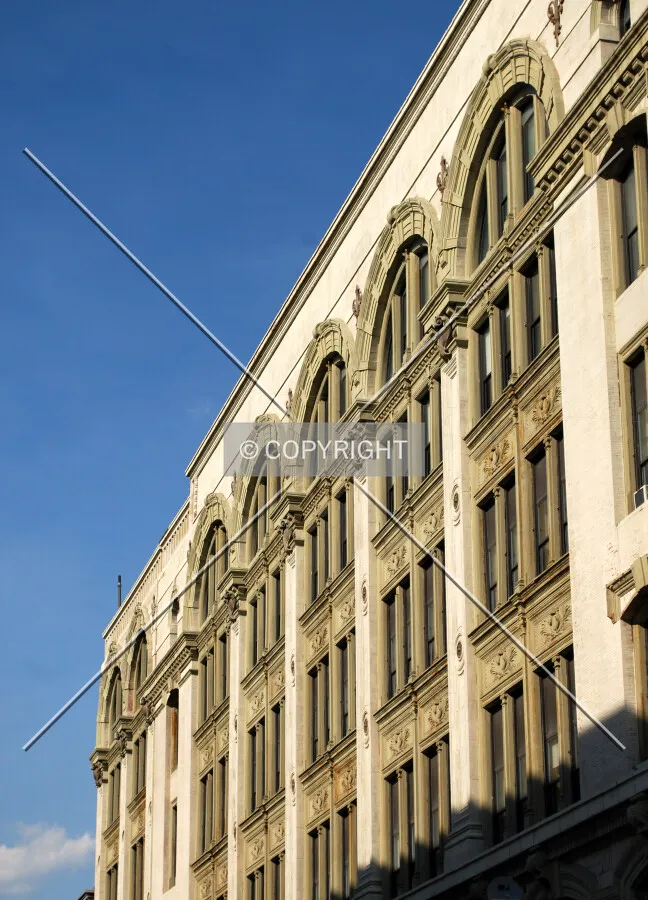 Facade along Elm Place
