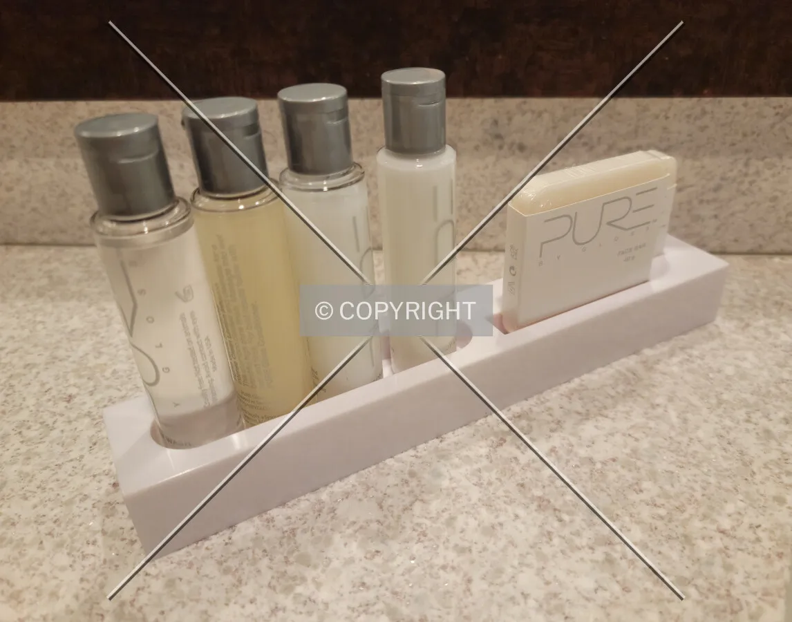 Soaps in a guest bathroom; June 11, 2021